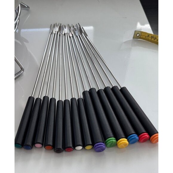 Cuisinart Electric Fondue Set With Stainless Steel Bowl Forks & Temperature Cont - Picture 5 of 7